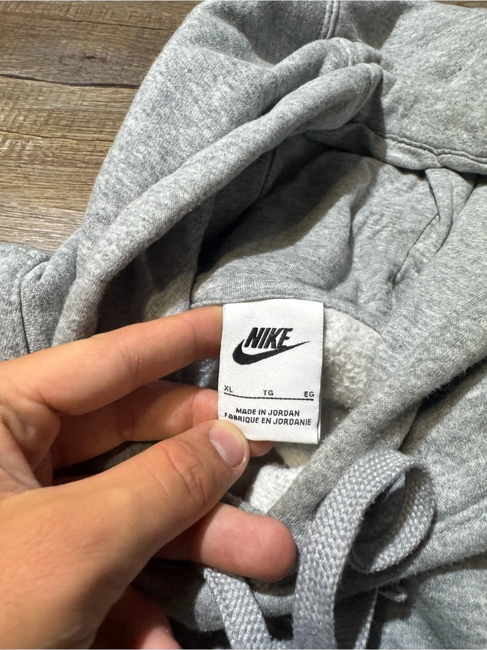 Nike Gray Heather Pullover Hoodie
